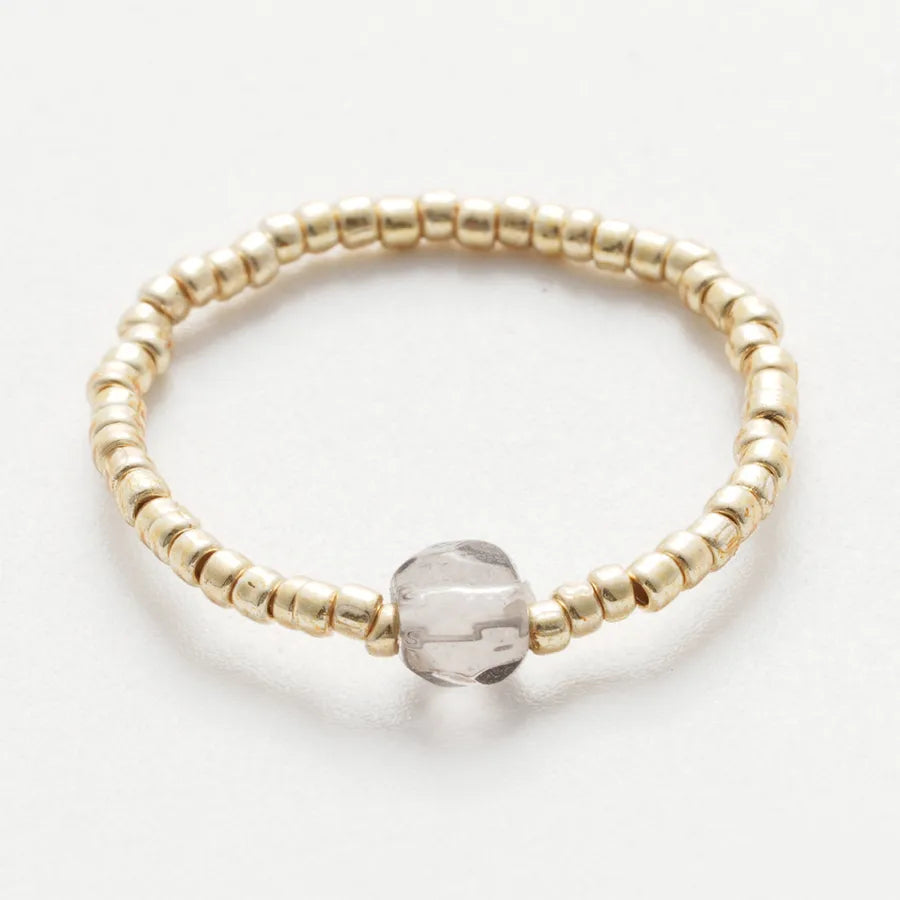 elegant streetwear geometric natural stone rings in bulk