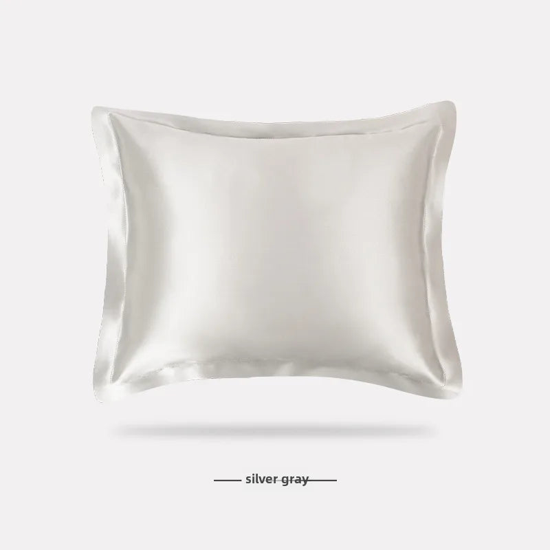 New 22 m double-sided silk pillowcase 100% silk lunch break car cushion gift printed LOGO with core