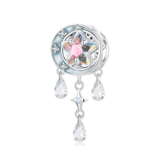 1 Piece 925 Sterling Silver Dreamcatcher Beads Jewelry Accessories