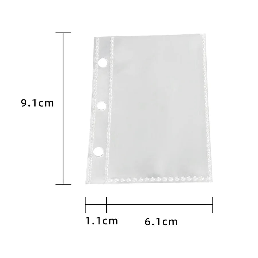 cartoon cute transparent three-hole album pvc binder diy hand account book