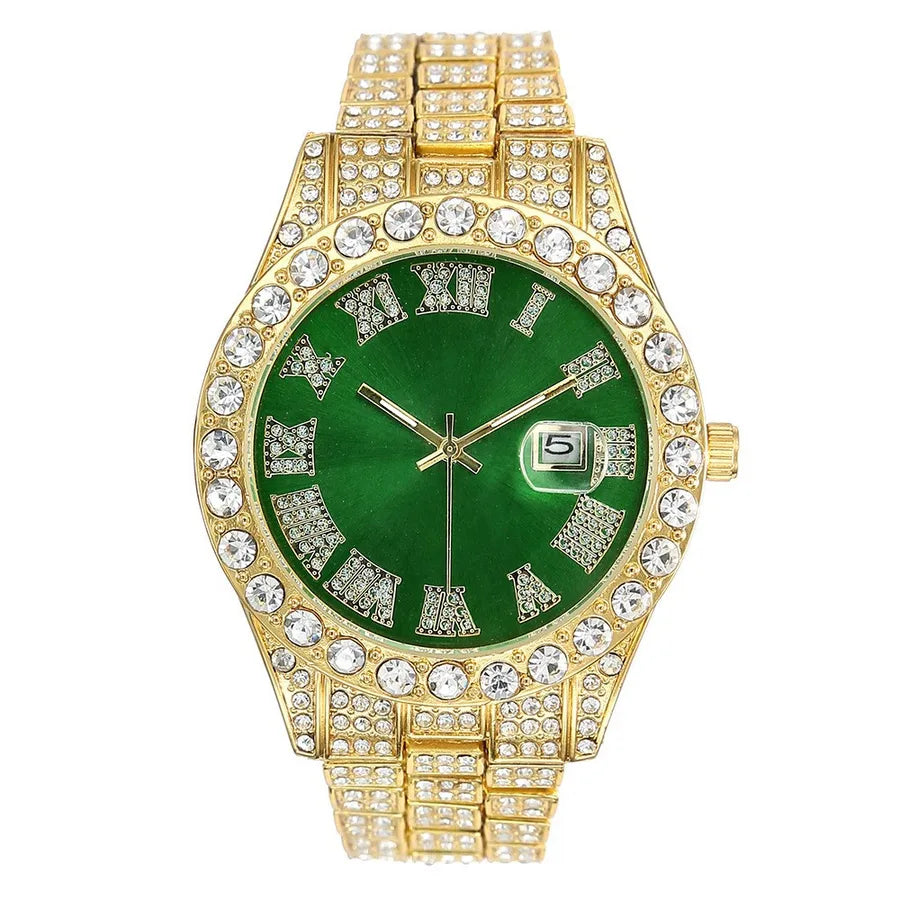 retro geometric quartz men's watches