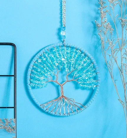 Pastoral Life Tree gravel Iron Copper pendant Wall Art