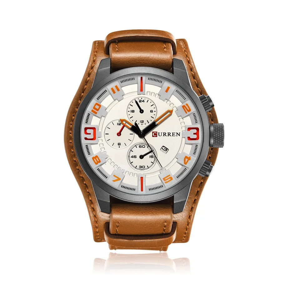 casual letter buckle quartz men's watches