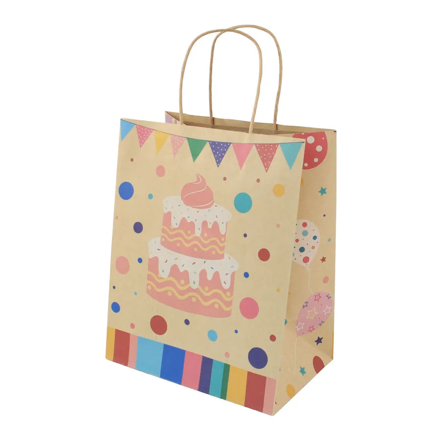 birthday cute cartoon paper party gift bags 12 pieces