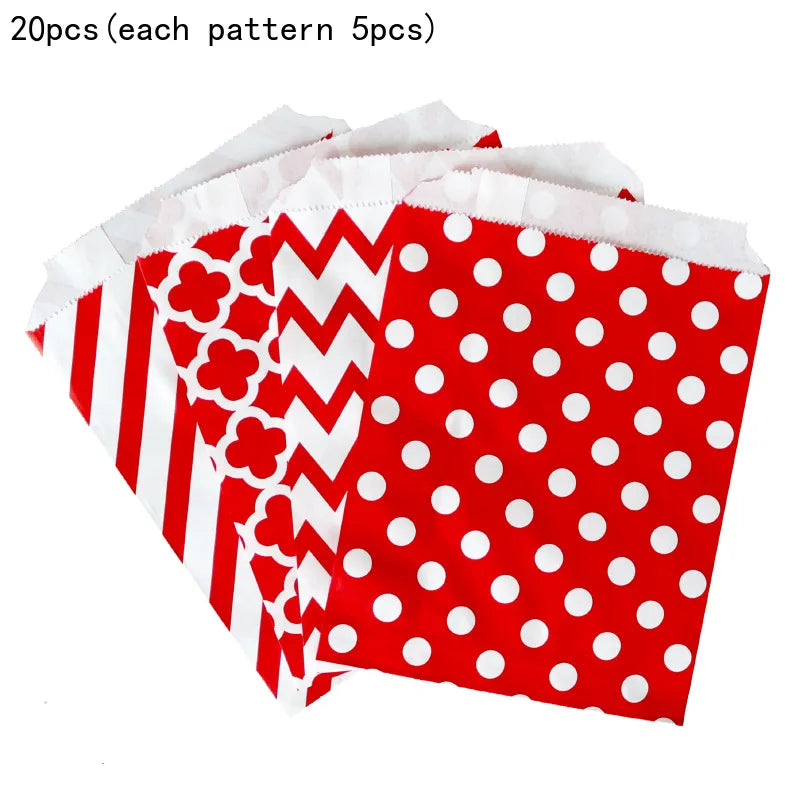 casual color block kraft paper daily party gift wrapping supplies