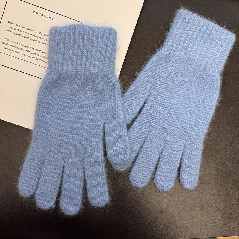 Unisex Basic Lady Simple Style Solid Color Gloves