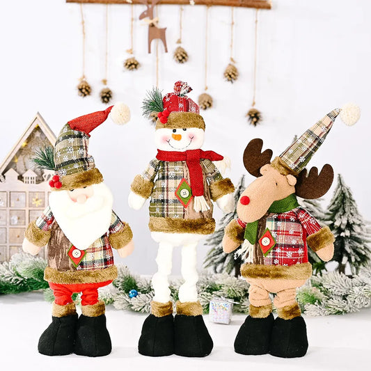 Christmas Cartoon Style Doll Party Street Ornaments