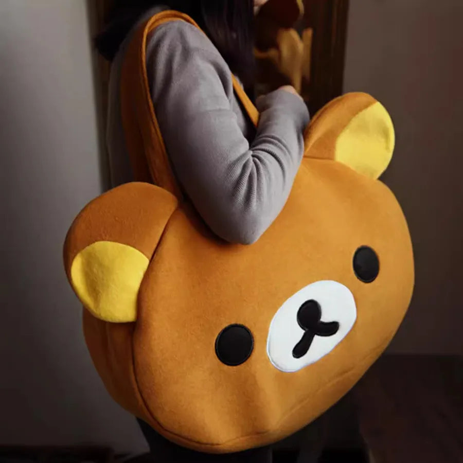 Cute cartoon bear travel bag handbag satchel storage bag for girlfriend birthday gift new bag