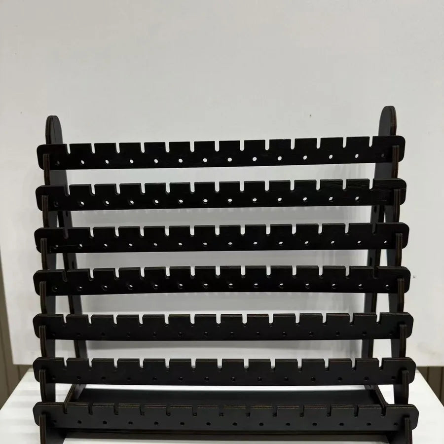 Wooden Jewelry Earring Bracelet Display Stand Storage Rack Simple Style Jewelry Accessories Organizer Exhibiting Holder