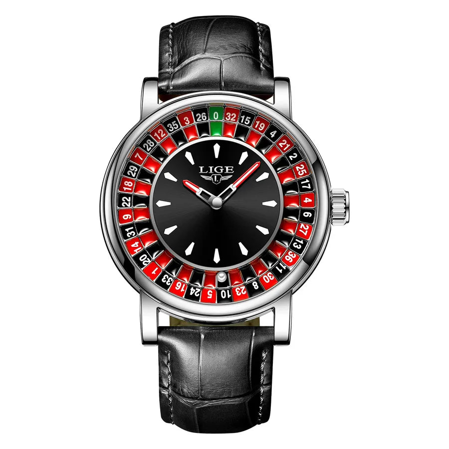 Casual Retro Solid Color Buckle Quartz Watch