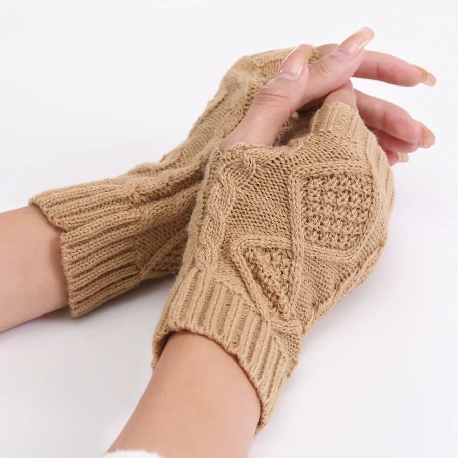women's streetwear solid color gloves 1 pair
