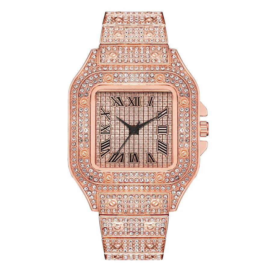 fashion stainless steel alloy women's watches