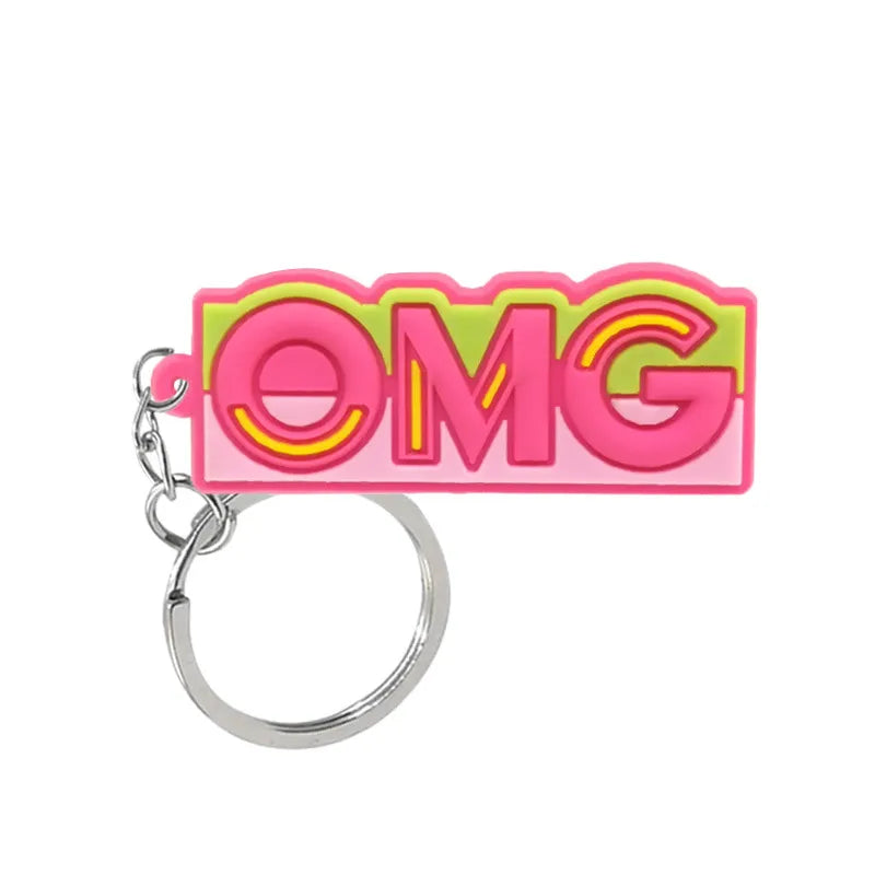 1 Piece Cartoon Style Cute Letter Heart Shape Boots PVC Alloy Women's Bag Pendant Keychain