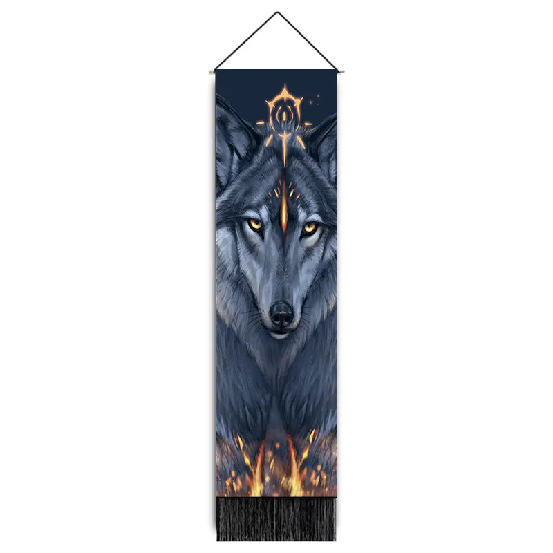 casual lion polyester tapestry artificial decorations