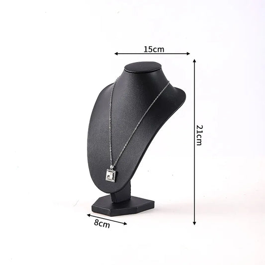 1 Piece PU velvet Classic Style Solid Color Jewelry Display Bust