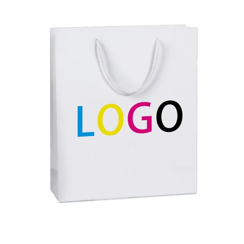 handbag paper bag thickening white card paper bag gift bag private kraft paper bag