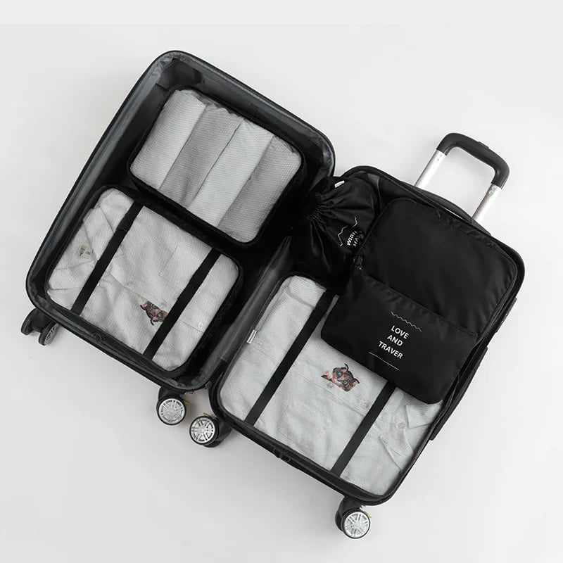 casual solid color cloth storage bag