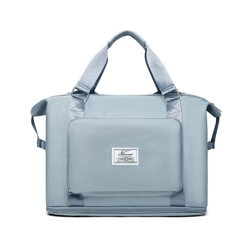 Dual-purpose Backpack Large Capacity Short-distance Travel Bag Expandable Foldable Bag Travel Luggage Bag Women's Fitness Just-in-time Bag
