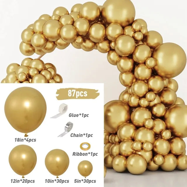 simple style solid color emulsion daily party balloons