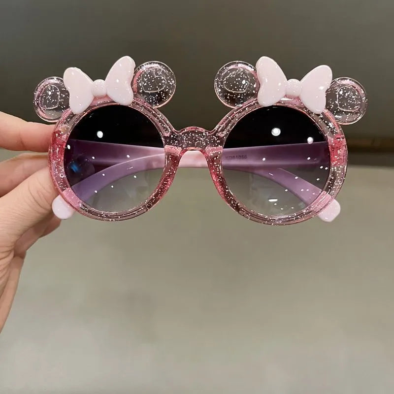 Cute Bow Sunglasses Anti-UV Glasses Starlight Sunglasses Girls Fashion Colorful Star Dot Children's Shape
