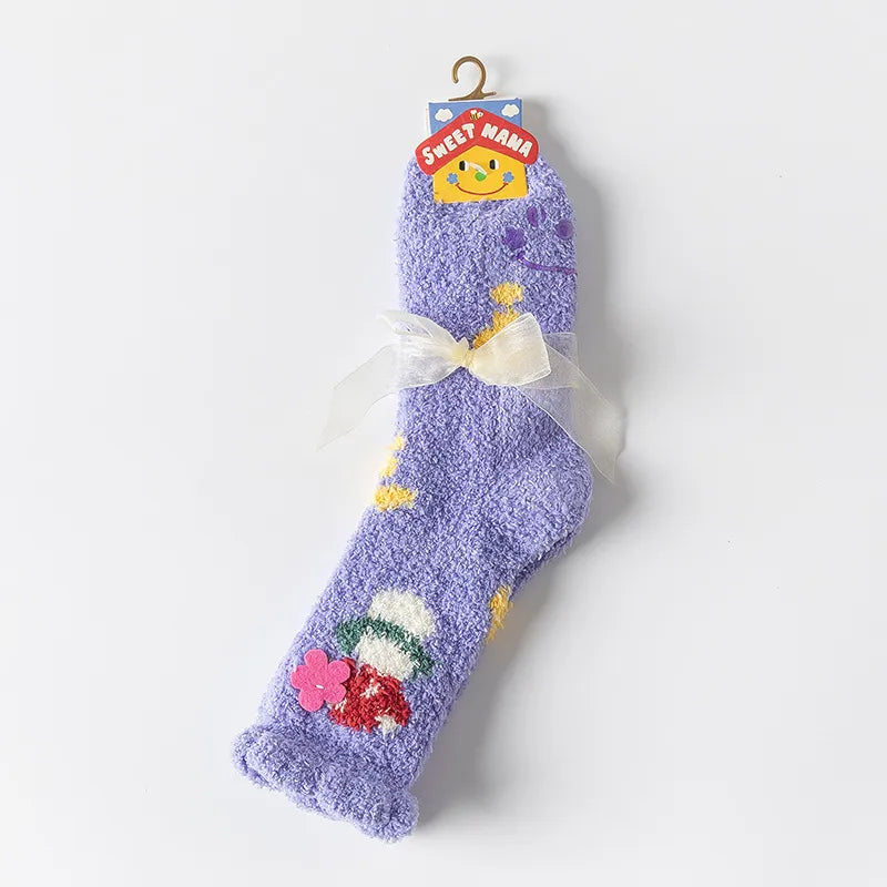 Sweet Women's Bow Knot Polyester Ankle Socks A Pair