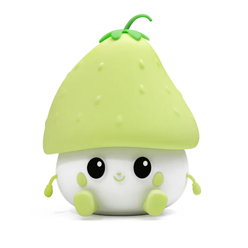 Cute Strawberry Silica Gel Indoor Night Lights Led Lights Night Lights