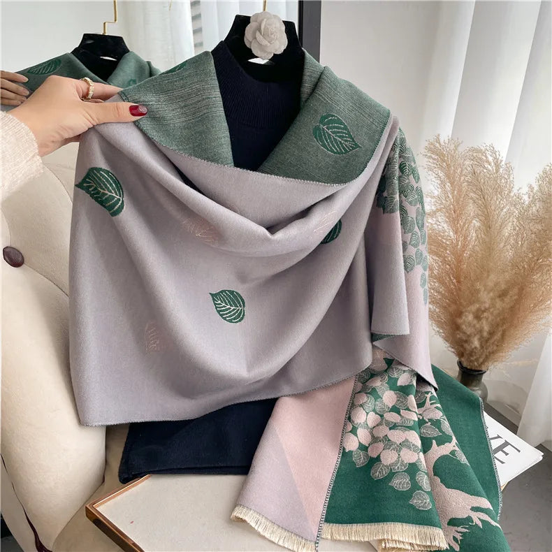 Women's Simple Style Classic Style Color Block Imitation cashmere Polyester Scarf