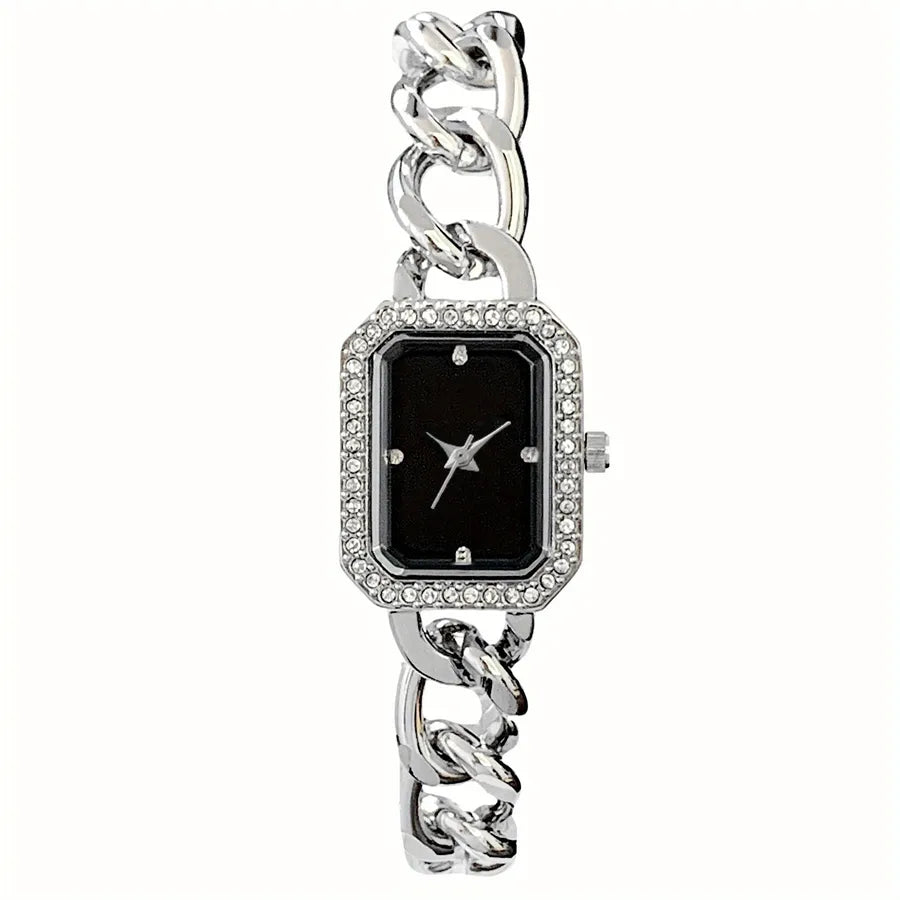 Simple Style Classic Style Solid Color Butterfly Double Snap Quartz Women's Watches