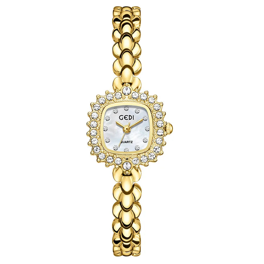 Vintage Style Classic Style Geometric Jewelry Buckle Quartz Watch Women's Watches