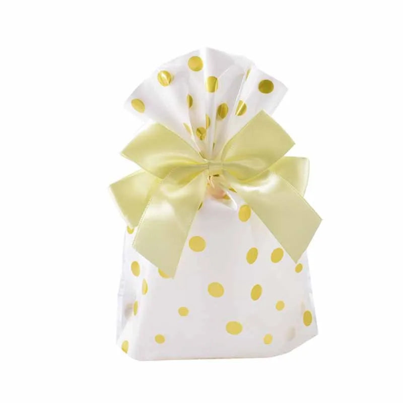 Cute Stripe Polka Dots PP Casual Gift Bags Party Supplies Gift Wrapping Supplies 1 Piece