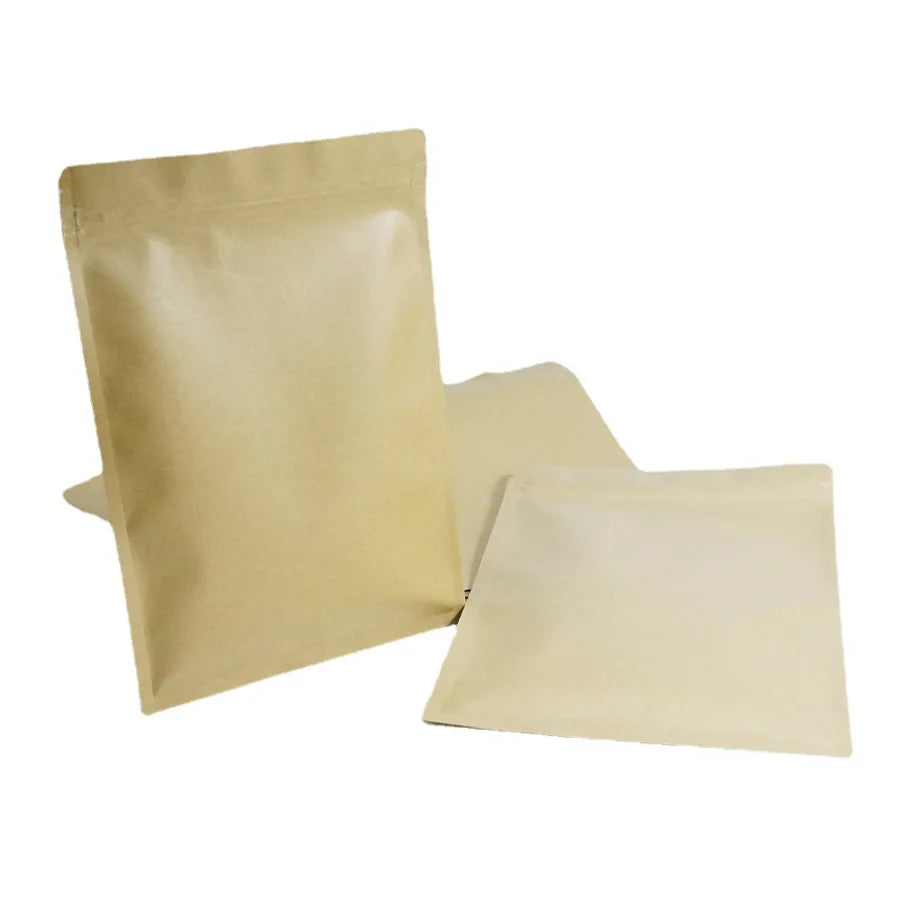 solid color kraft paper food packaging bag