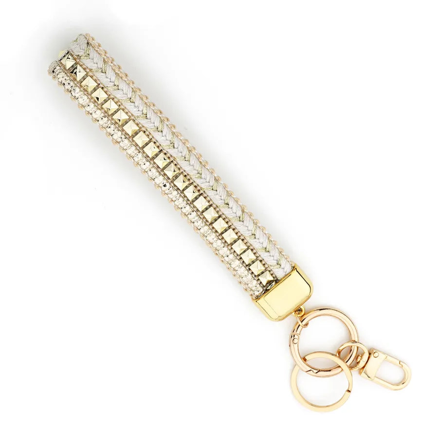 Classic Style Geometric Alloy Bag Pendant Keychain