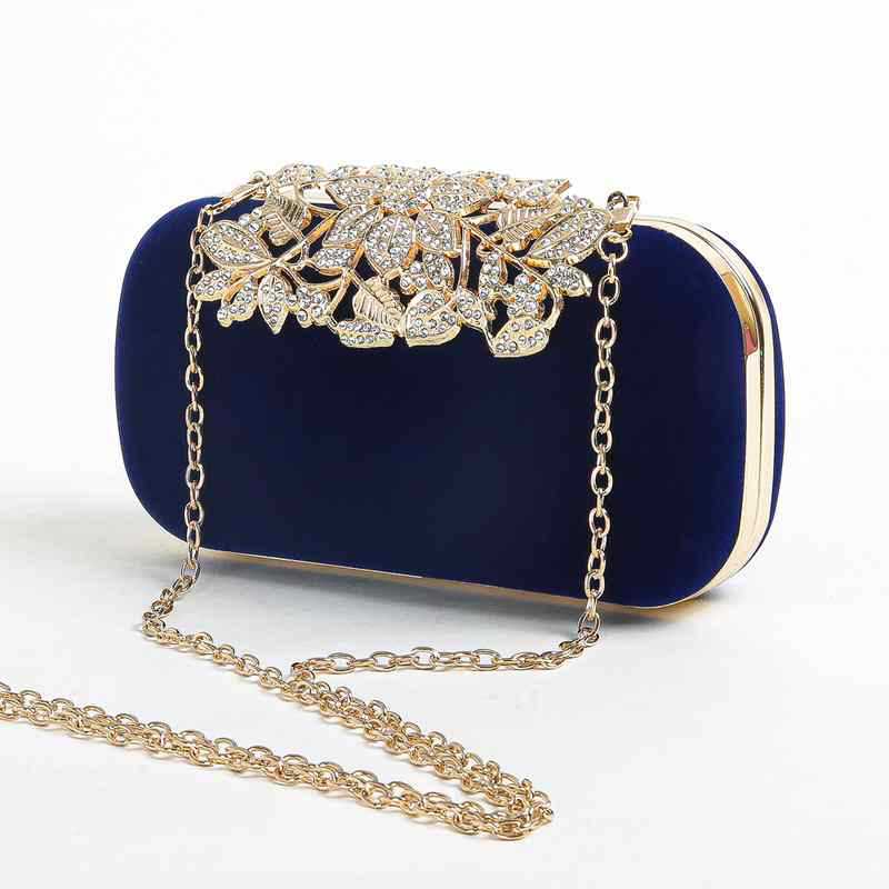 Polyester Geometric Square Evening Bags