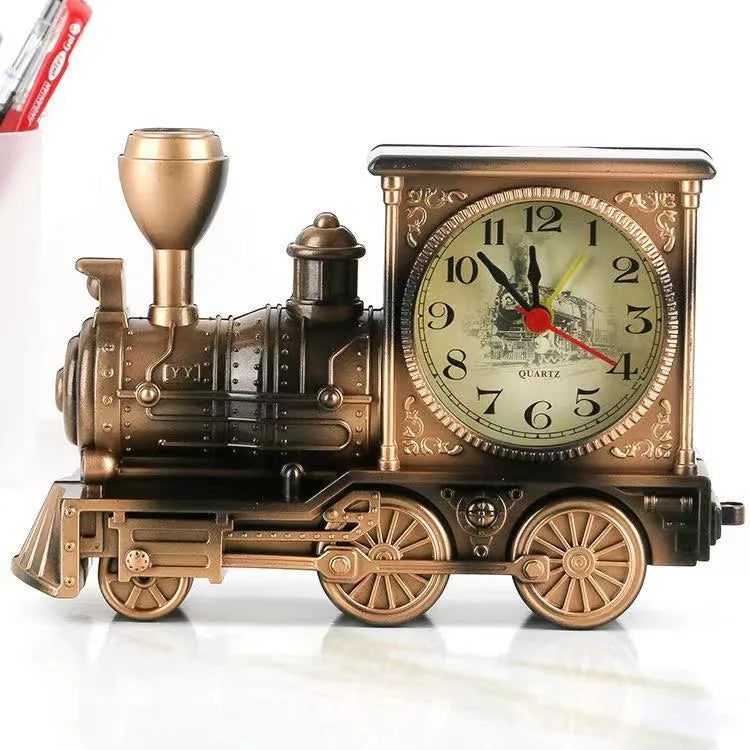 Retro Train ABS Alarm clock Artificial Decorations