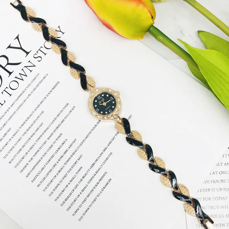 Elegant Geometric Jewelry Buckle Quartz Women's Watches
