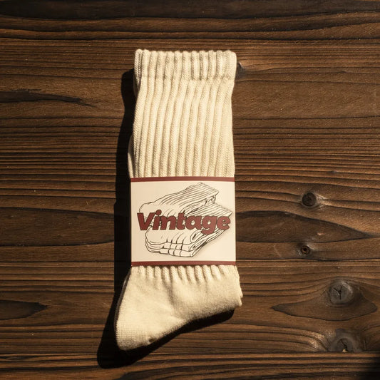 unisex casual vintage style stripe solid color cotton crew socks a pair
