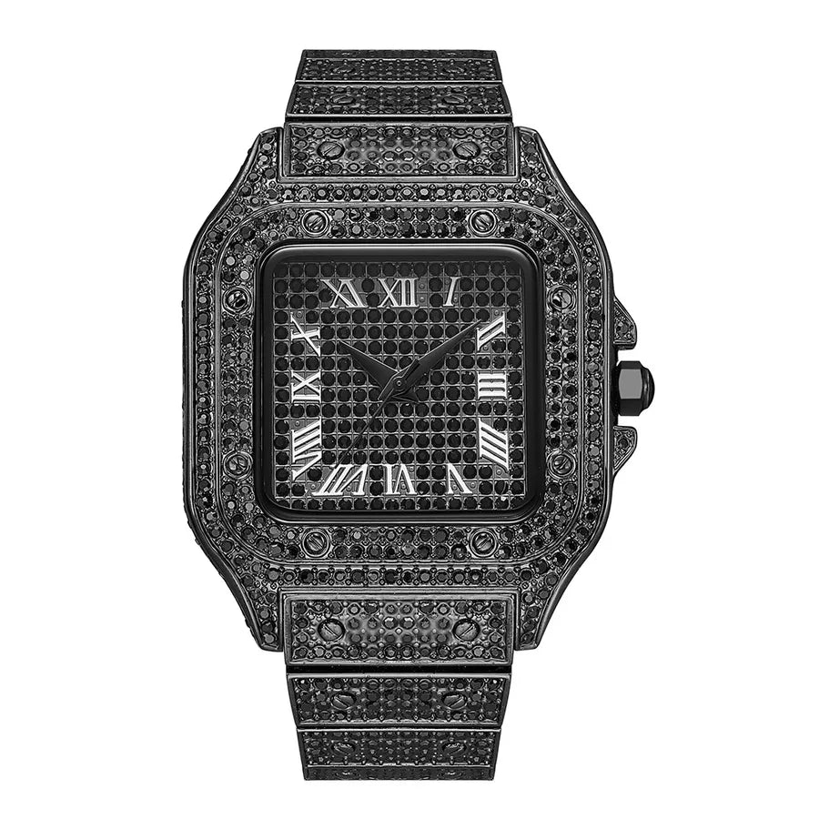 Elegant Hip-Hop Geometric Butterfly Double Snap Quartz Men's Watches