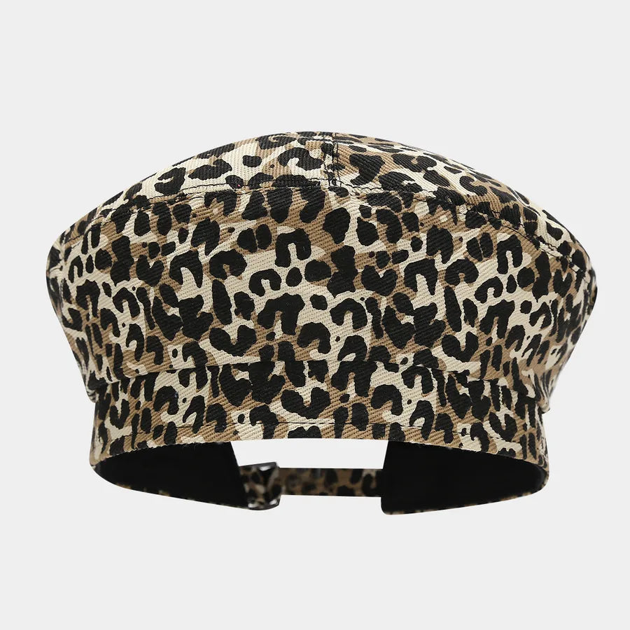 Women's Elegant Simple Style Color Block Printing Eaveless Beret Hat