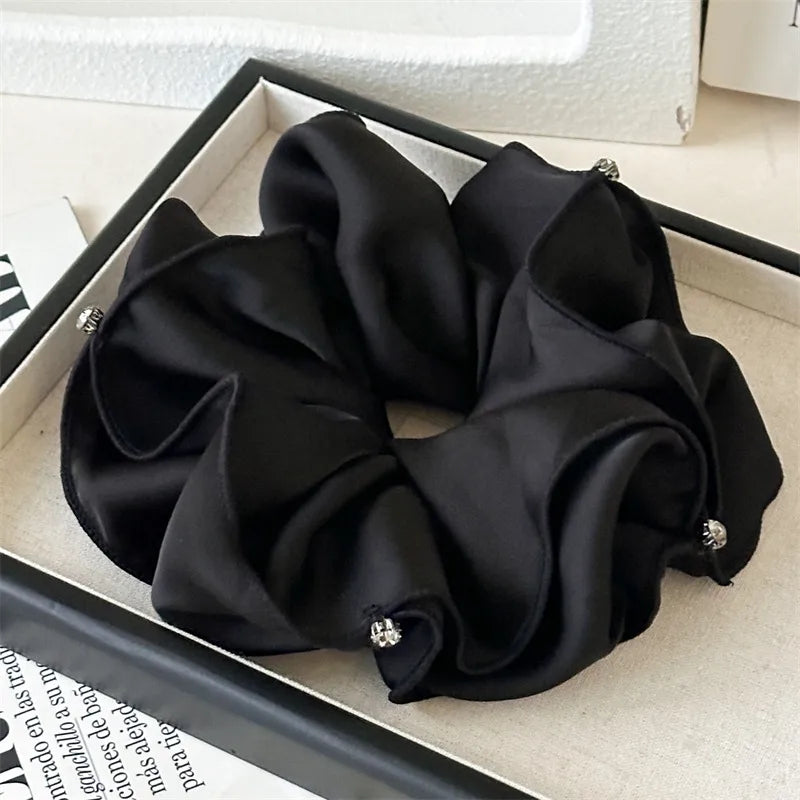 Elegant Lady Women's Solid Color Cloth Hair Tie
