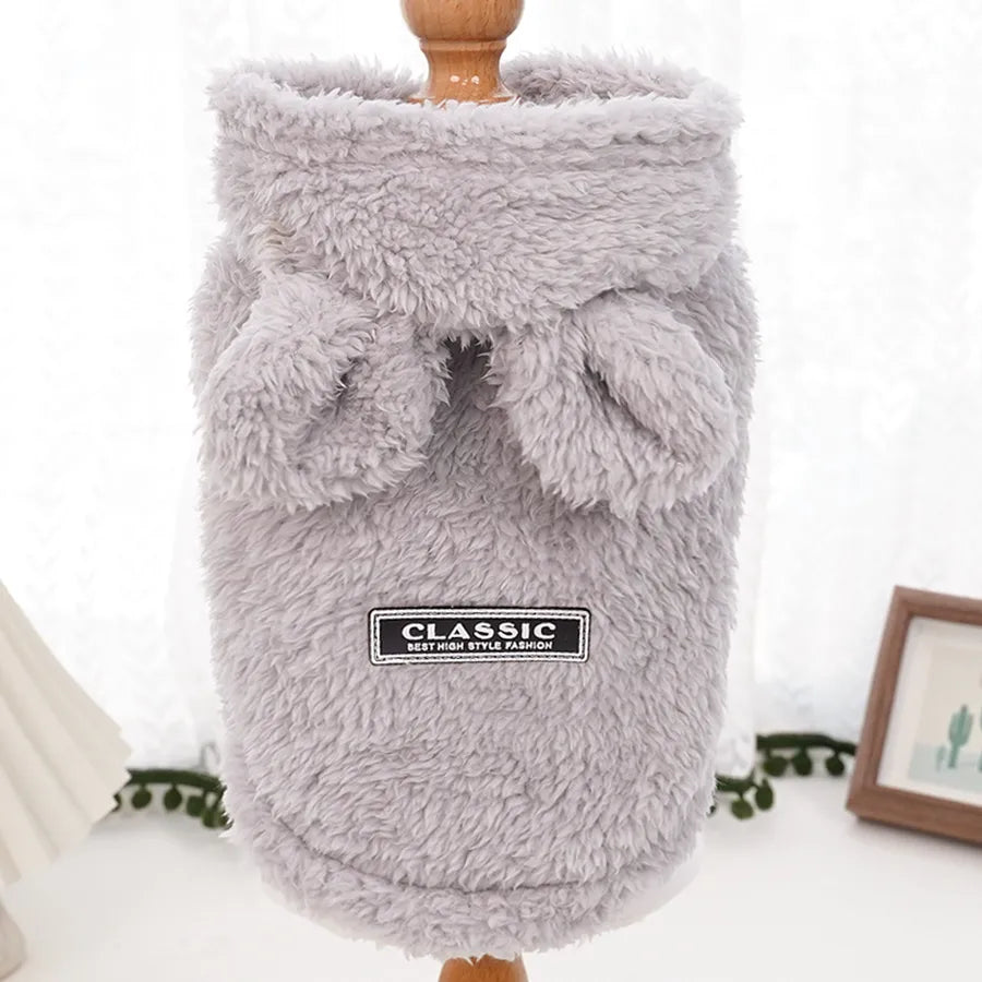 Simple Style Polyester Solid Color Pet Clothing