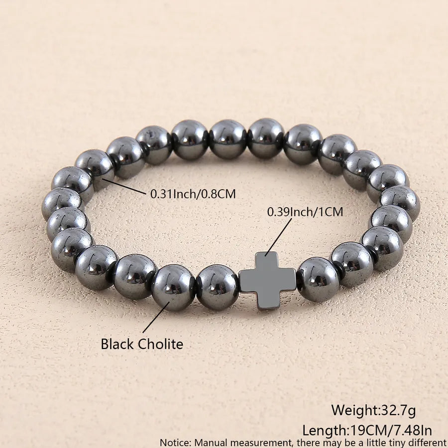 Casual Commute Cross natural stone Wholesale Bracelets