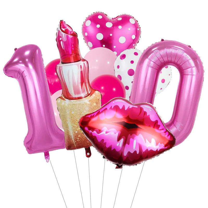 Birthday Simple Style Classic Style Color Block Aluminum Film Birthday Festival Balloons