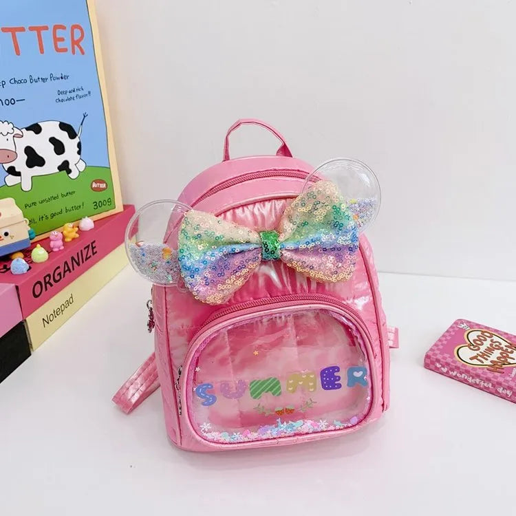 Bow Knot Casual School School Backpack Kids Backpack Functional Backpack