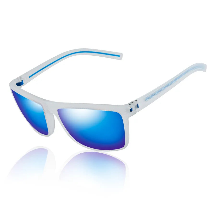 Vacation Simple Style Solid Color Tac Tinted Lenses Square Full Frame Men's Sunglasses
