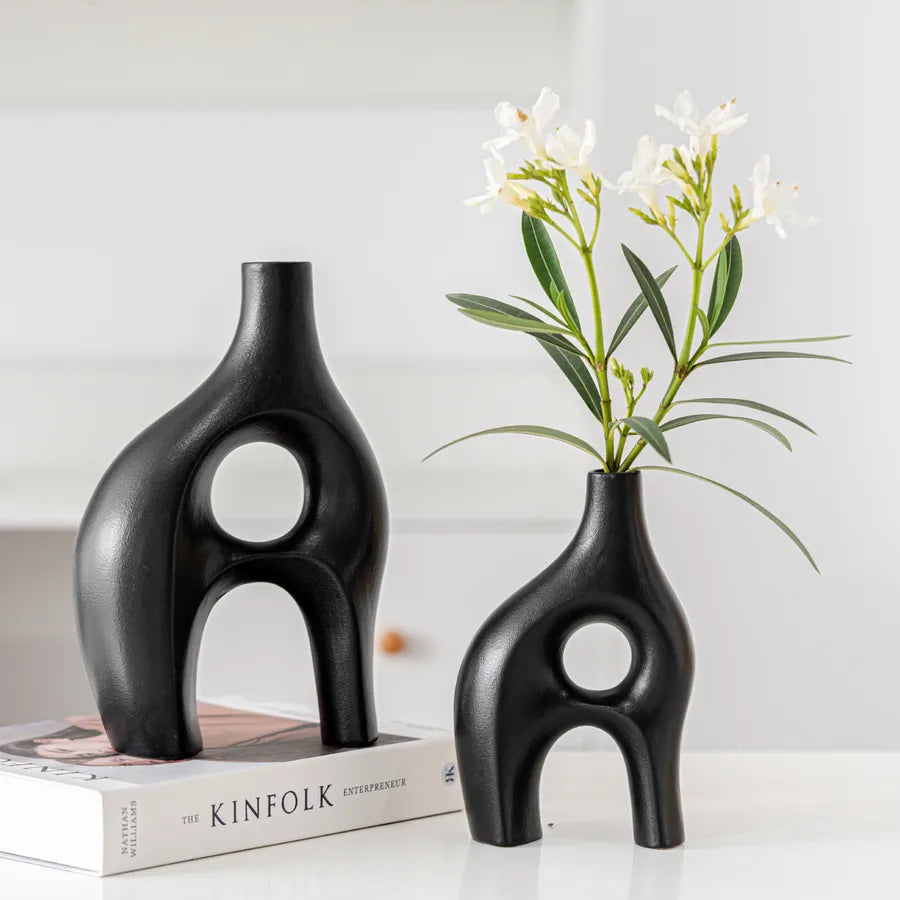 simple style irregular ceramics ornaments artificial decorations