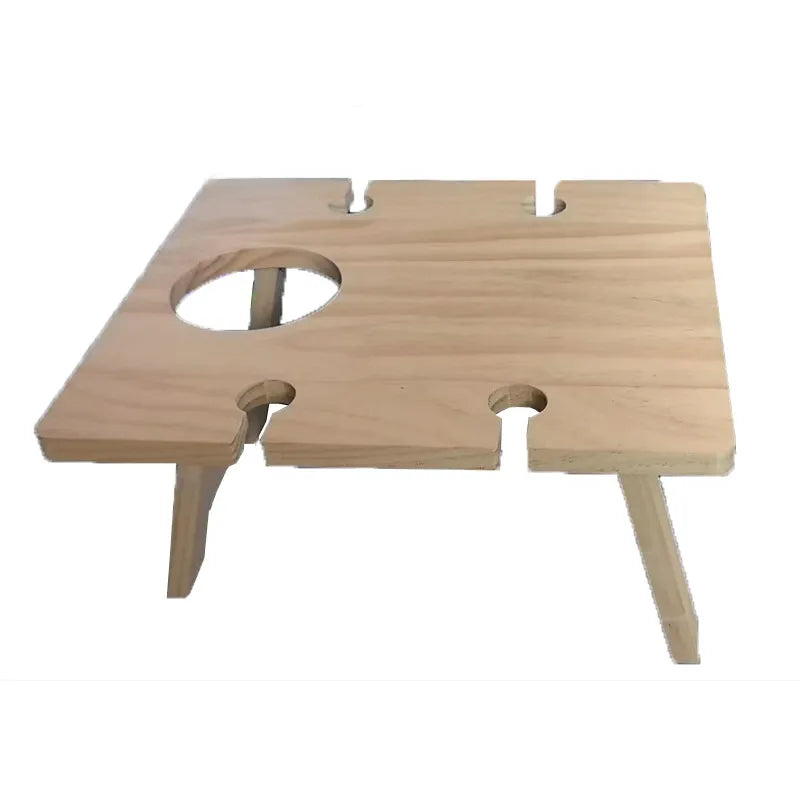 simple wooden portable multi-size wine rack for dining table
