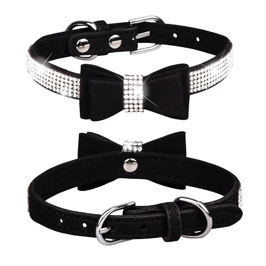 1 Piece All Seasons Simple Style Classic Style Microfiber Solid Color Pet Collar