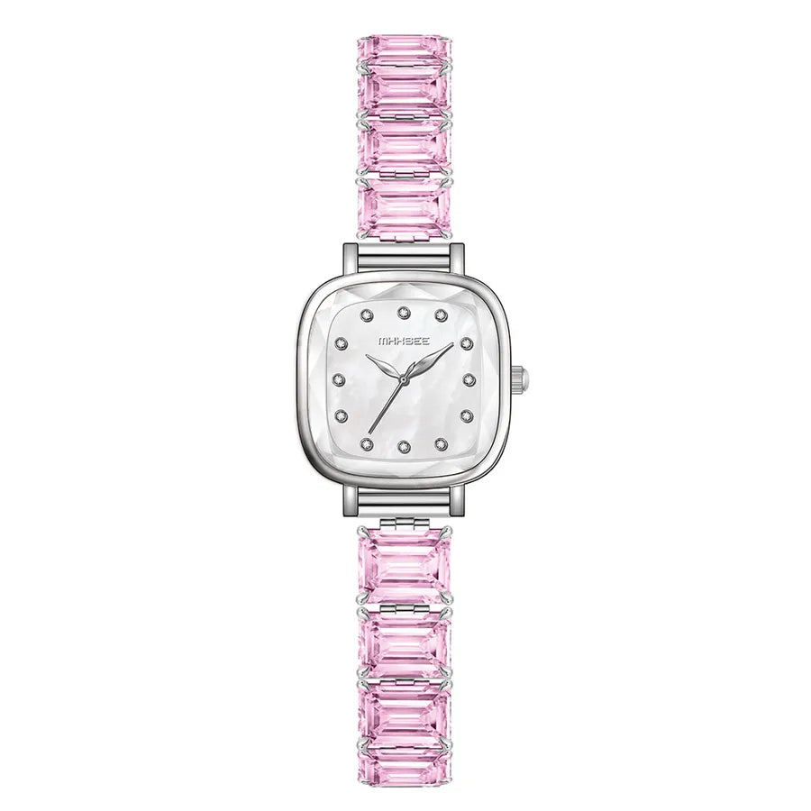 Elegant Modern Style Rectangle Jewelry Buckle Quartz Watch Women's Watches