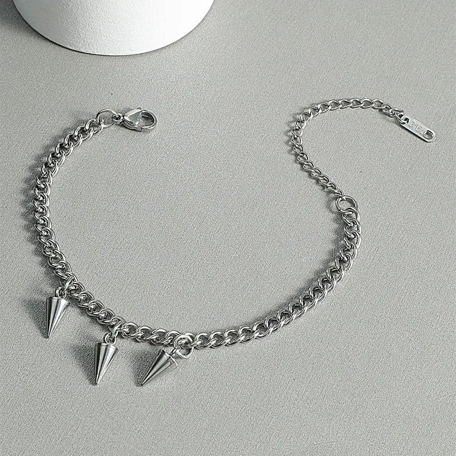 wholesale jewelry tapered pendant titanium steel bracelet nihaodropshipping