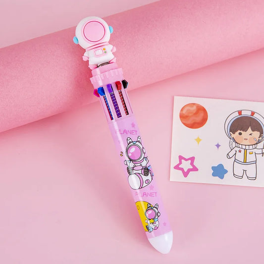 1 piece cartoon learning plastic cute ballpoint pen